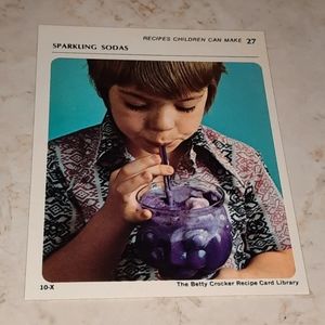 The Betty Crocker Recipe Card Library REPLACEMENT CARD RECIPES CHILDREN CAN MAKE